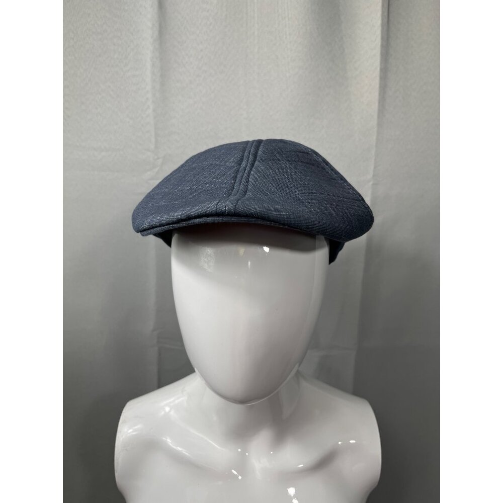 D&Y Newsboy Flat Cap Classic Blue SKU 7370
